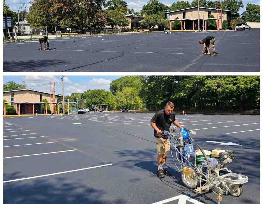 parking lot striping price