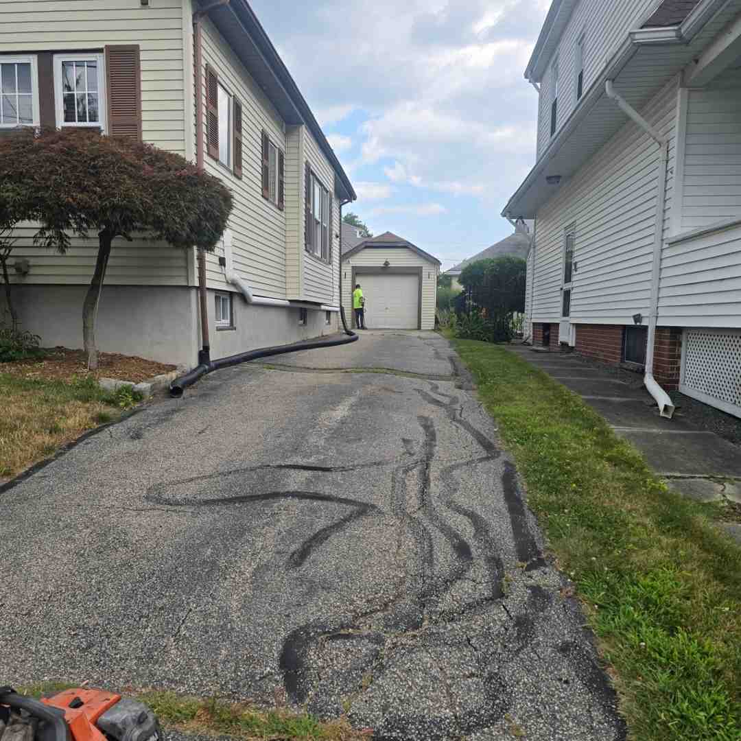 asphalt driveway pothole filling